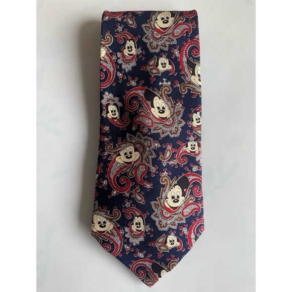 Mickey Mouse Silk Tie - Picture 1 of 4